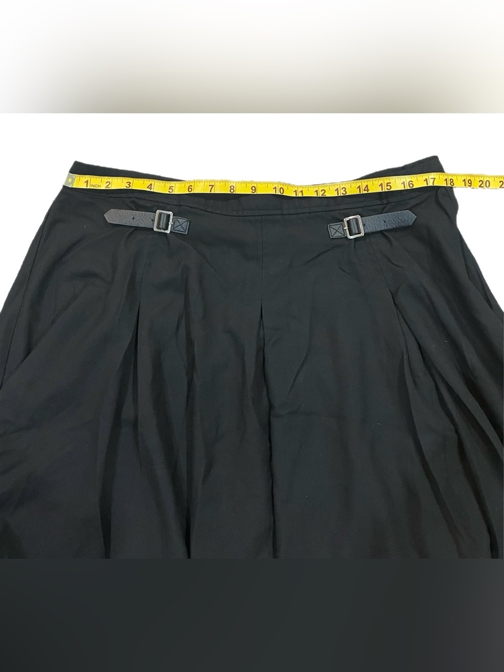 Hot Topic Mini Skirts Bundle 1X plus size black with buckles and red plaid - Picture 7 of 8